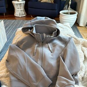 Lululemon zip up cropped fill zip up hoodie